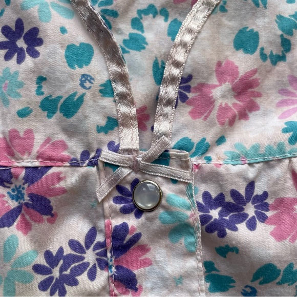 House Dress / Nightgown, Floral Pink Blue Purple - Picture 8 of 9